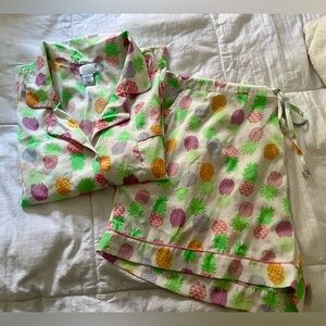 Sigrid Olsen Tropical Pineapple Sleepwear